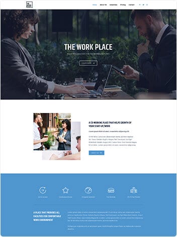 Co-working space screenshot Co-working space screenshot